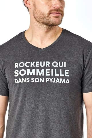 Pyjama Rockeur Dormeur - Anthracite chiné