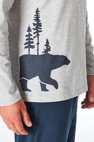 Pyjama Randonnee en Foret - Gris chiné