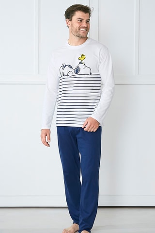 Pyjama Snoopy et Woodstock Snoopy et les Peanuts - Bleu marine