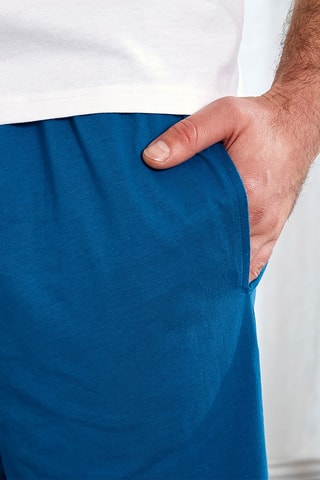 Pyjama Super Papa - Blanc et bleu roi