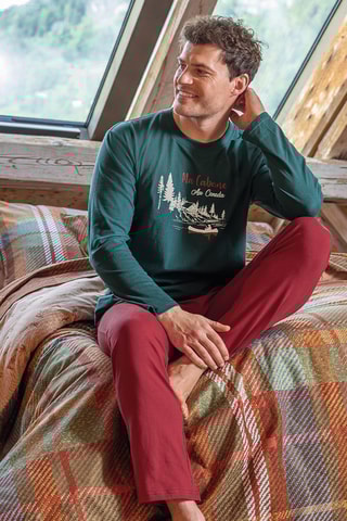 T-shirt Ma Cabane - Vert foncé