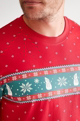 T-shirt En Attendant Minuit - Rouge