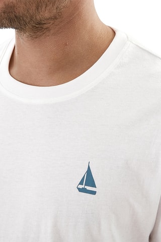 T-shirt Voile A Tribord - Blanc