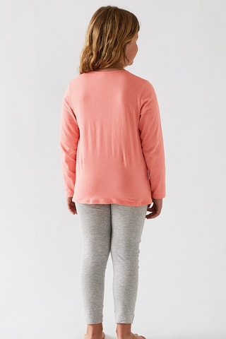 2 pyjamas Les Etoiles Lola - Blanc et corail