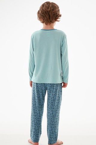 2 pyjamas Chouette Bambin - Vert