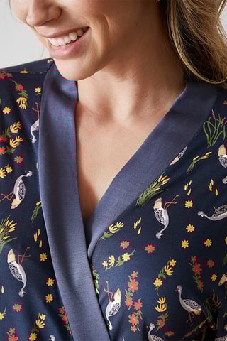 Déshabillé Mystere De Kyoto - Bleu marine