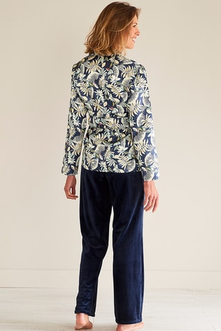 Pyjama Nature Secrète - Bleu et écru