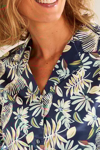 Pyjama Nature Secrète - Bleu et écru