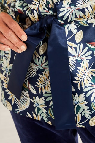 Pyjama Nature Secrète - Bleu et écru