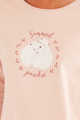 2 pyjamas Sommeil Poudre - Rose