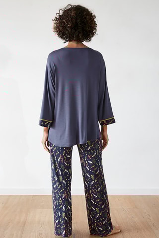 Pyjama Mystère de Kyoto - Bleu nuit