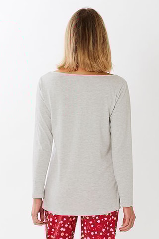 Pyjama Vue sur Volga - Gris chiné et rouge