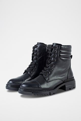Boots en cuir  - Noir