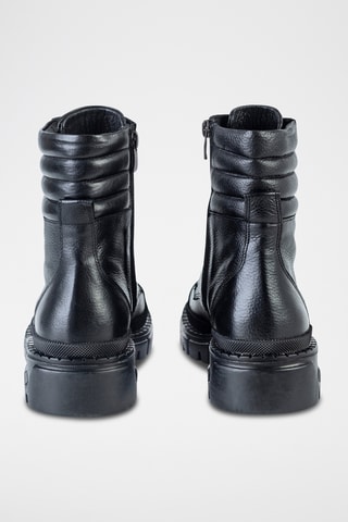 Boots en cuir  - Noir