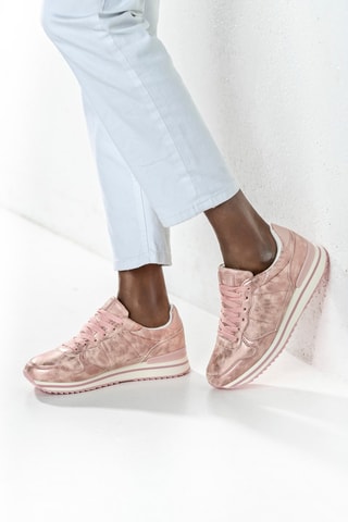 Baskets compensées  - Rose