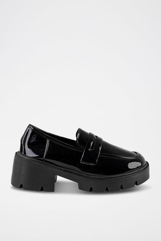 Mocassins vernis  - Noir