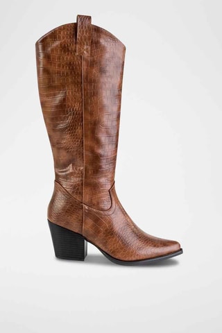 Bottes  - Marron