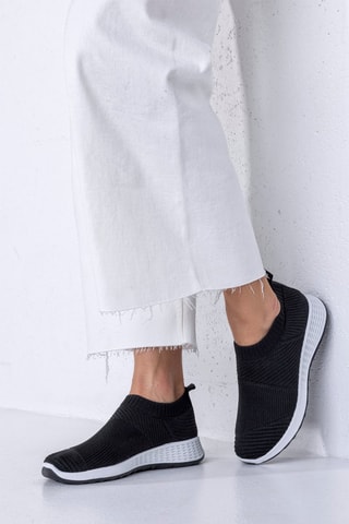 Sneakers  - Blanc et noir