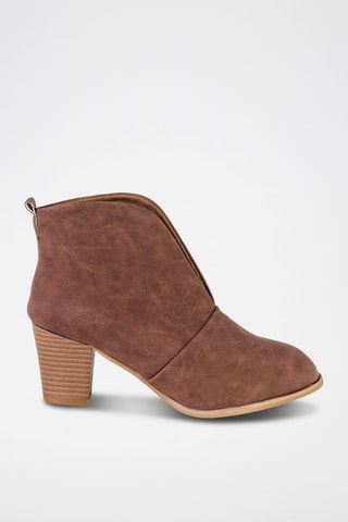 Bottines  - Marron