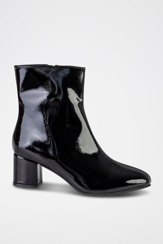 Bottines vernies  - Noir
