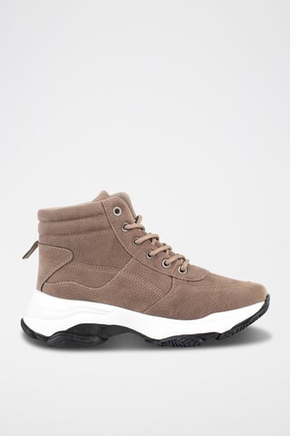 Baskets montantes  - Beige