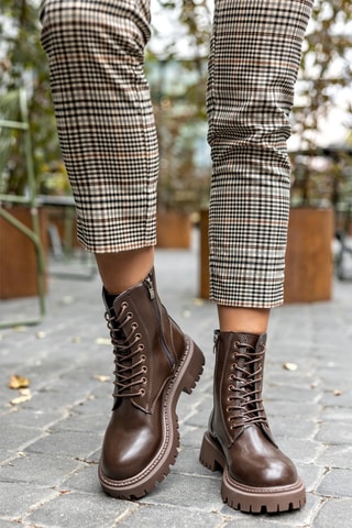 Bottines  - Marron