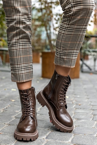 Bottines  - Marron