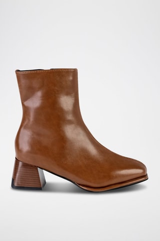 Bottines   - Marron