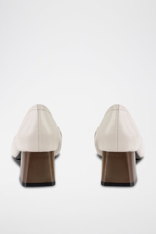 Escarpins  - Beige et doré