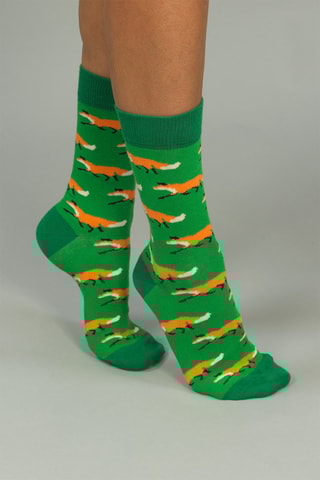 3 paires de chaussettes  - Rouge et vert