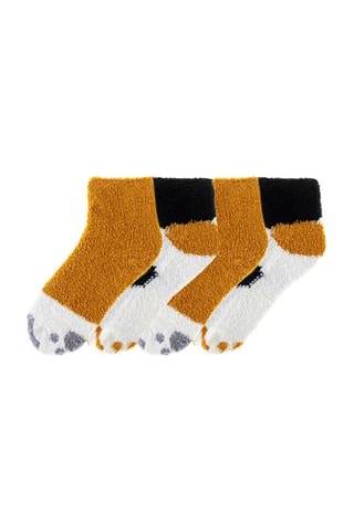4 paires de chaussettes  - Orange