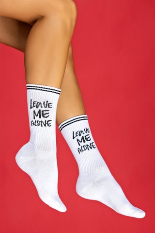 4 paires de chaussettes Vida  - Blanc