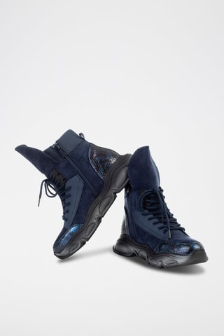 Baskets montantes  - Bleu