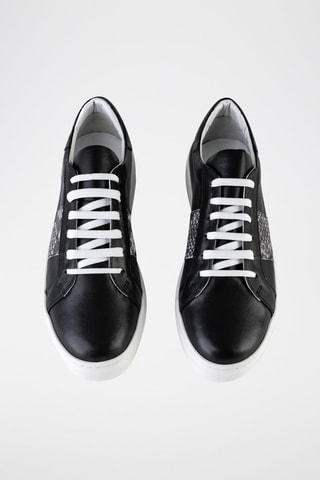 Baskets en cuir  - Noir