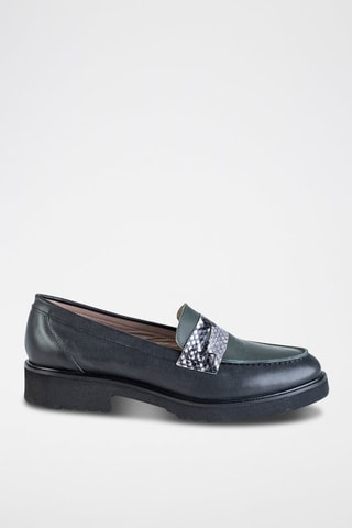Mocassins en cuir  - Vert