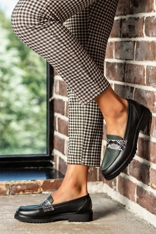 Mocassins en cuir  - Vert