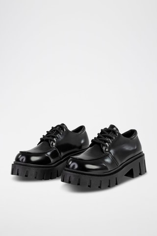 Derbys à talons   - Noir