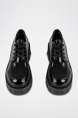 Derbys à talons   - Noir