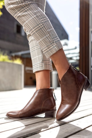 Bottines  - Marron