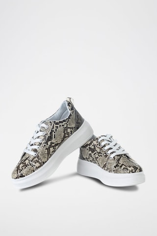 Baskets plateformes  - Marron