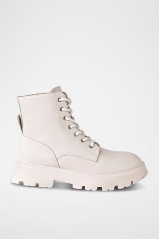 Bottines en cuir  - Beige