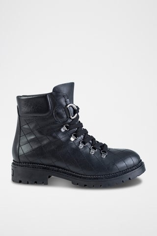 Boots en cuir  - Noir