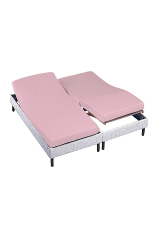 Katoenen Hoeslaken 80 Draad/cm²- Roze