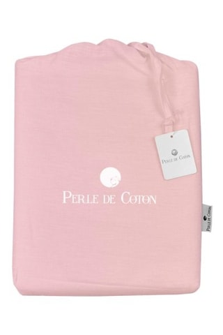 2 kussenslopen van linnen- Lichtroze