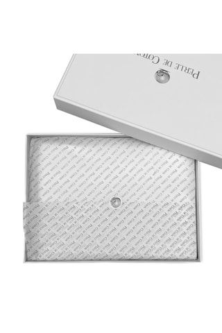 Zijde Dekbedovertrek Zilverkleurig