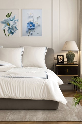 Katoenen Overtrekset 80 Draad/cm² - Blauw