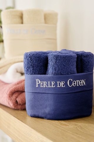 6 gastendoekjes - Marineblauw - 50 x 30 cm