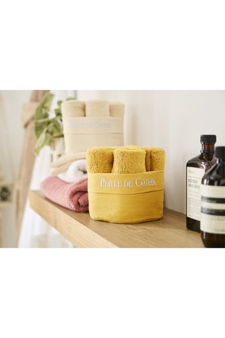 6 gastendoekjes - Saffraangeel - 50 x 30 cm