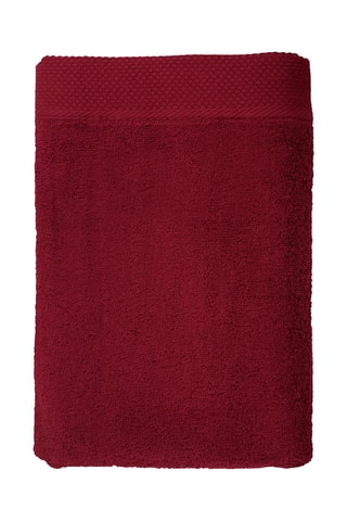 Douchelaken - Rood - 70 x 140 cm