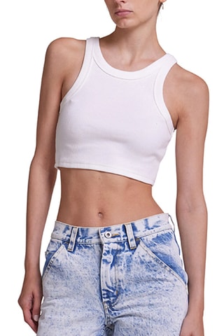 Crop top - Blanc
